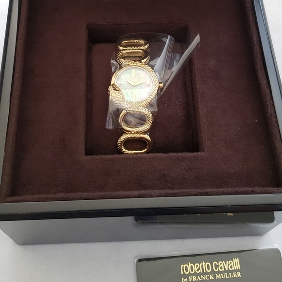 Roberto Cavalli by Franck Muller Snake Bracelet Watch ( RV2L016M0026 ) - Picture 6 of 8